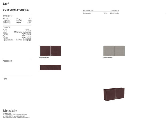 Image 1 of Rimadesio Hängeschrank Sideboard