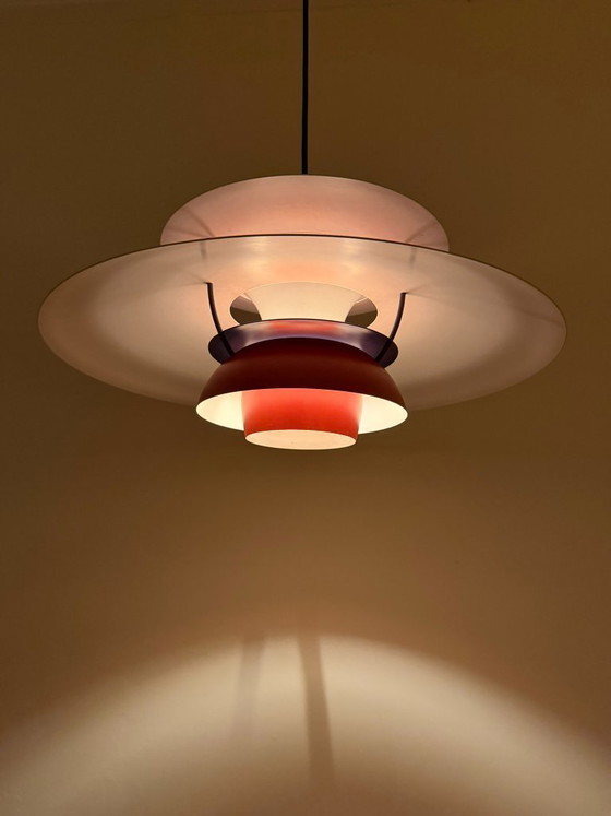 Image 1 of Vintage rare rouge Louis Poulsen PH5 - Poul Henningsen
