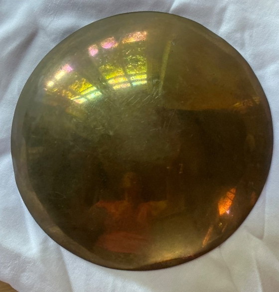 Image 1 of balances en cuivre de magasin d'antiquités