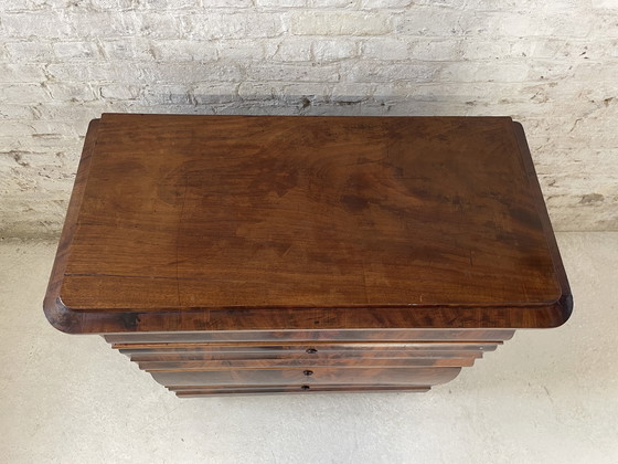Image 1 of Biedermeier chest of drawers antique around 1850