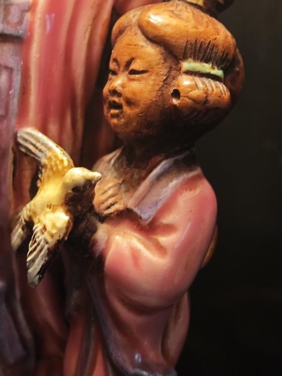 Image 1 of chinoiserie lamp