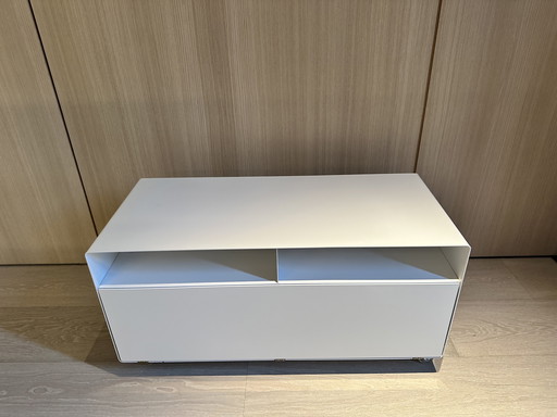 Müller Mobile Line, tv-meubel, staal, wit