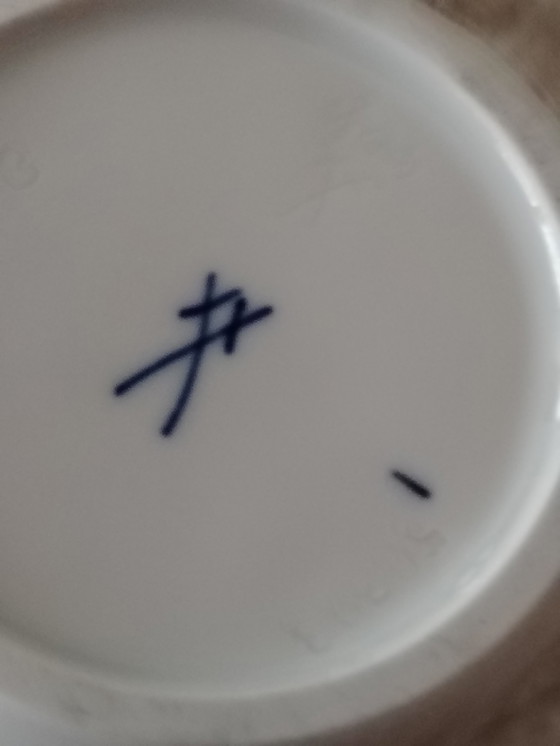 Image 1 of Meissen porcelain vase, original, signature (Weifs, Ludwig Zepner) or bottom mark