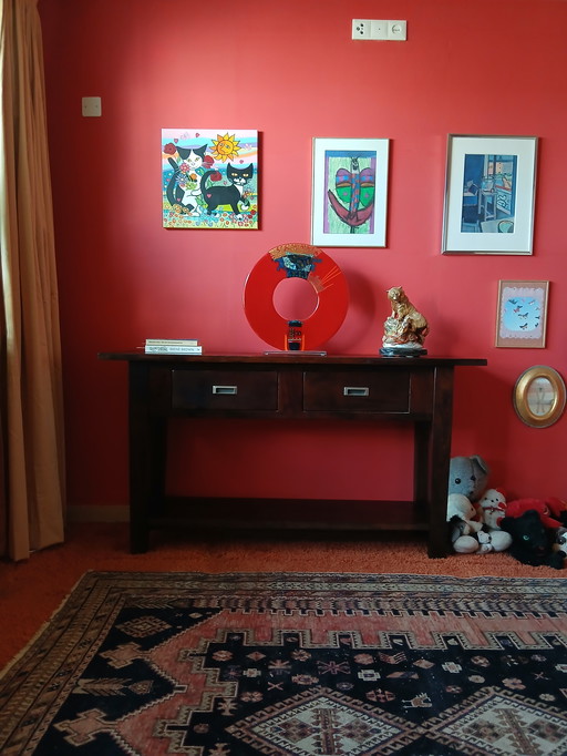 Classic wooden side table, high quality