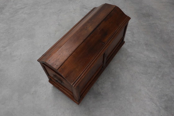 Image 1 of Large 18th Century Provincial oak Chest, France