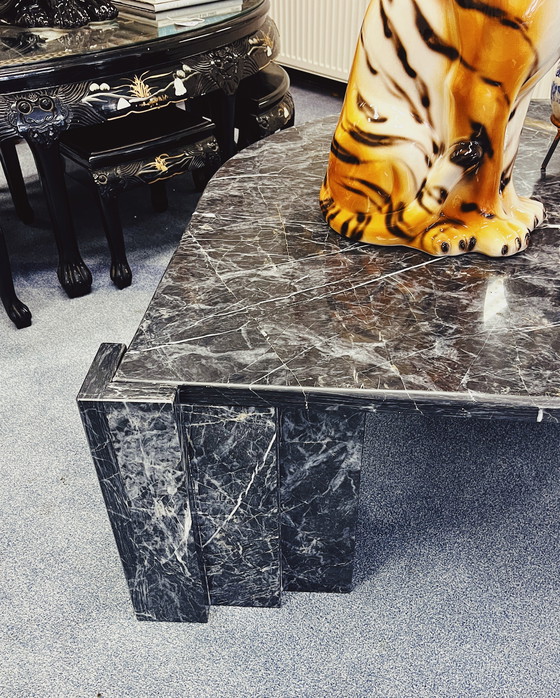Image 1 of Teardrop Coffee Table in Solid Marble