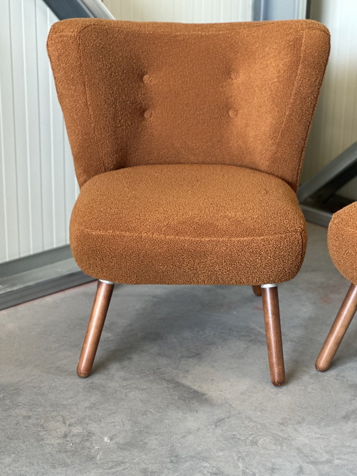 Set of Two Cocktail Chairs