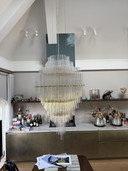 Lampadario Blass di Ceccotti Collectione di Studio Drift