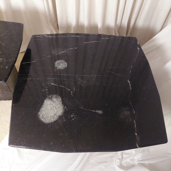 Image 1 of Coffee table marble vintage travertine