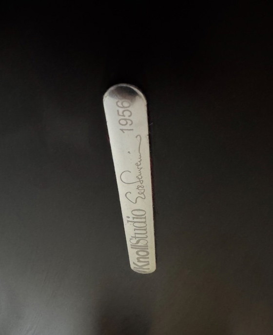 Image 1 of KNOLL Eero Saarinen Tavolo ovale 'TULIP' a Calacatta (2m44)