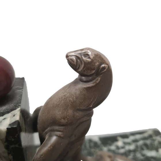 Image 1 of Serre-livres Maurice Frecourt Art déco, vers 1925