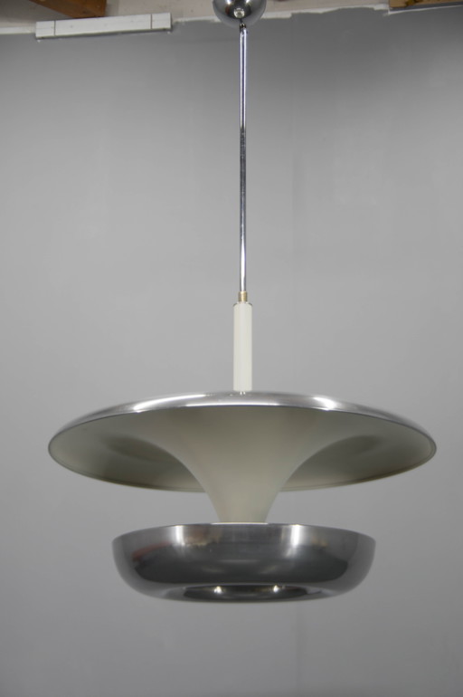 Grande lampadario Bauhaus di Ias, anni '20, restaurato