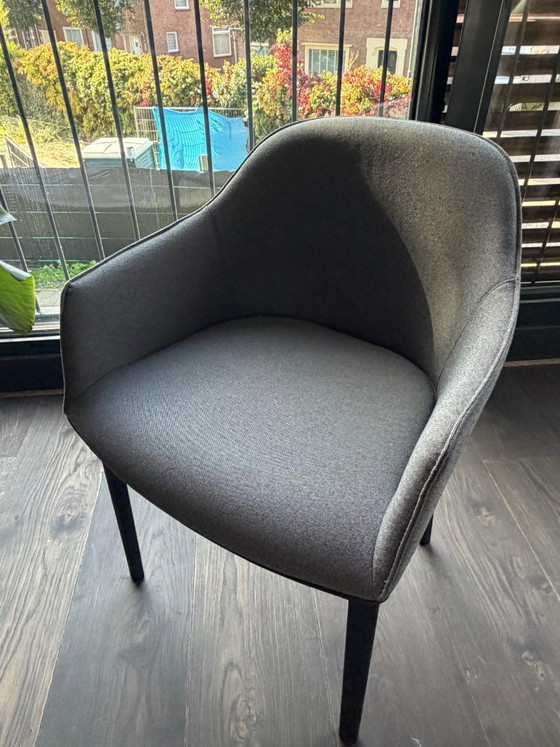 8x Vitra Softshell Chair – Chaises de salle à manger, Plastique, Textile (photo 2 of 6)
