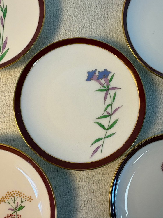 5 Assiettes à Dessert en Porcelaine Koransha Japon – Koransha Japan, Vaisselle (photo 4 of 7)