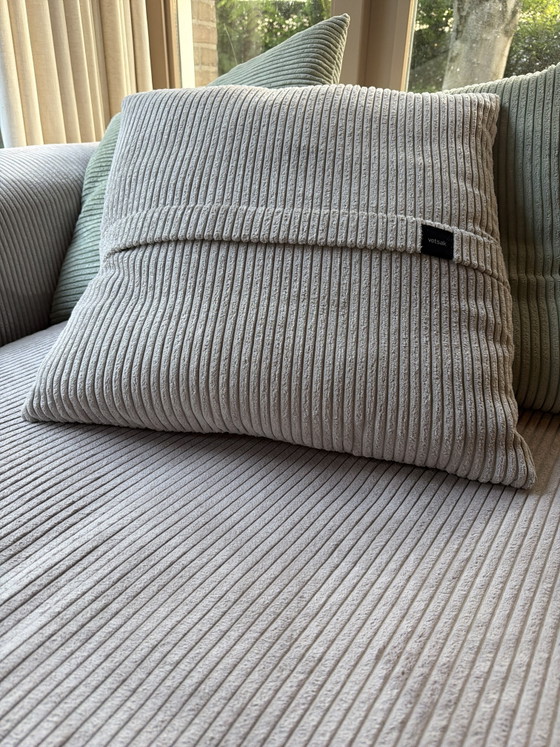 Housses de coussin Vetsak Cord Velours Platinum – Canapés modulables, Textile, Velvet (photo 4 of 7)