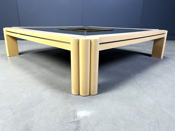 Image 1 of Table basse vintage en laque par Alain Delon pour Maison Jansen, 1970