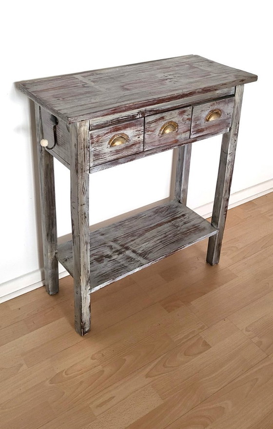 Image 1 of Antique Patinated Console