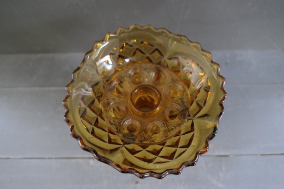 Image 1 of Jarrón Art Déco de Rudolf Schrötter, con flor de piqué