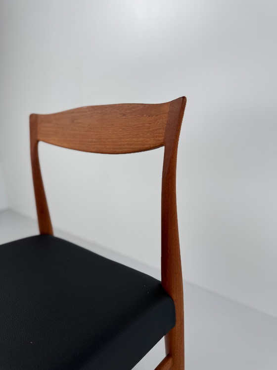 Image 1 of Set of 5 Danish Dining Chairs, attributed to Arne Hovmand-Olsen, Denmark, 1960s