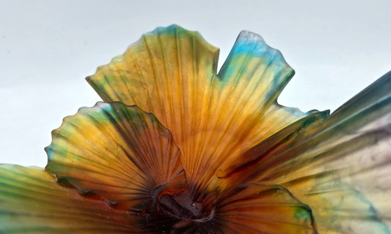 Image 1 of Emilio ROBBA en DAUM - Palm Tree Bowl van glaspasta