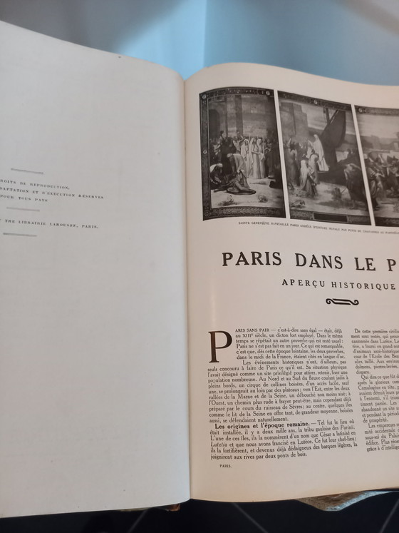 Image 1 of Magnifique livre ancien : Paris et ses environs