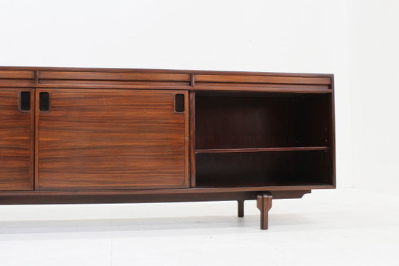 Vintage Sideboard Renato Magri Cantieri Carugati 1960s, Wood, Brown (photo 5 of 10)