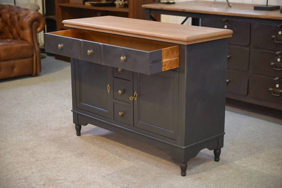 Small buffet in cherry wood 1960s – Storage cabinet, Vintage (photo 7 of 11)