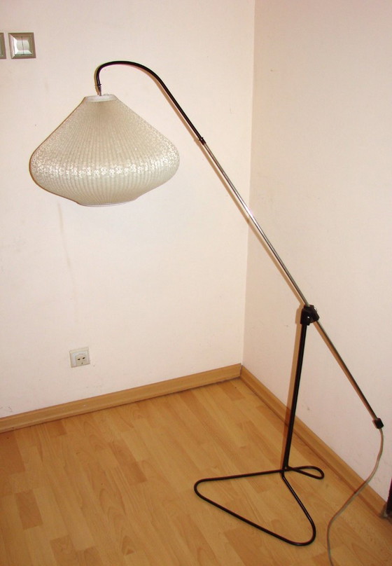 Image 1 of 60s-style floor lamp.