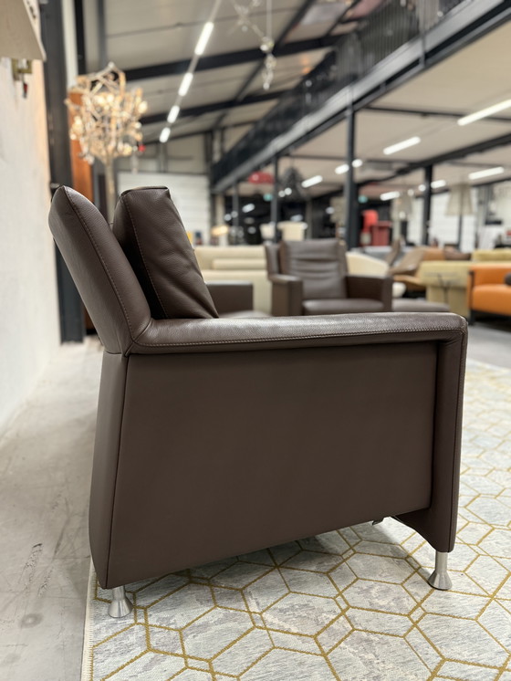 Image 1 of Leolux Paian 3 Seater Sofa brown leather