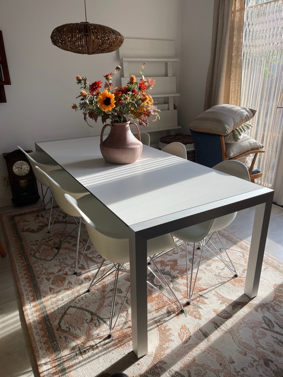 Tavolo da pranzo allungabile Kristalia Sushi, 177/225/271 X 100 X 75 cm – Tavoli da pranzo, Alluminio, lamine (photo 5 of 8)