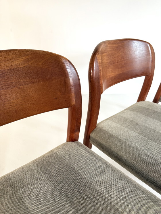 Image 1 of 6 sedie da pranzo vintage danesi, EMC Møbler '80