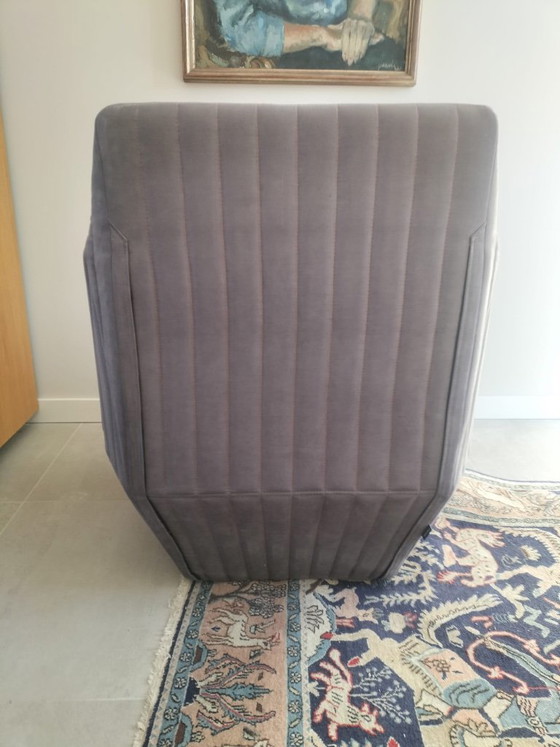 Ligne Roset Facett Armchair | Bouroullec | Anthracite/Eggplant | Cleaned – Textile (photo 7 of 10)