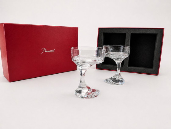 Image 1 of Baccarat - Boris Tabacoff - Bicchiere da champagne (2) - Narciso - Cristallo