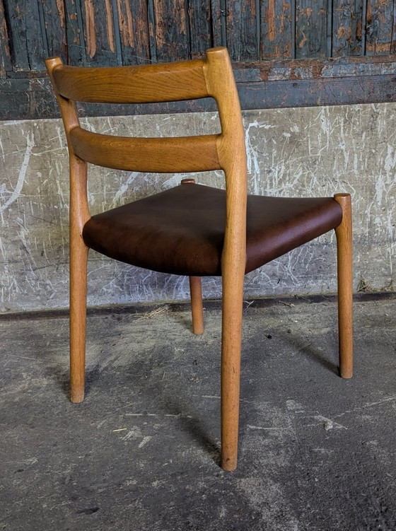 Image 1 of 4x model 84 dining chairs -Moller Denmark 