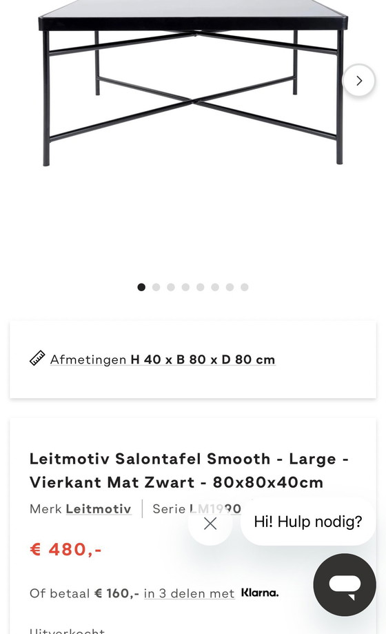 Image 1 of Table basse Leitmotiv