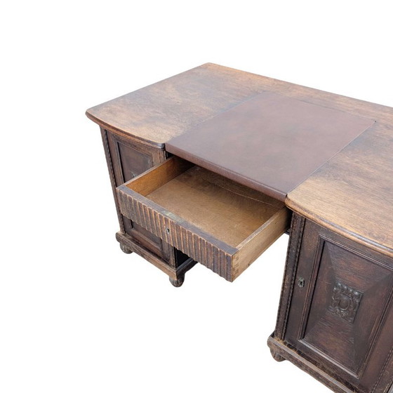 Scrivania in Rovere Gründerzeit Fine XIX Secolo Vintage – Scrivanie, Legno (photo 5 of 11)