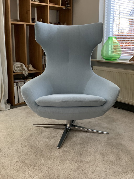 Fauteuil Leolux Caruzzo PLUS avec coussin assorti