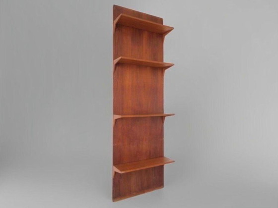 1/3 Poul Cadovius Royal System Scaffali a muro Teak, Legno, Vetro, Marrone, Mid Century Modern (foto 2 di 5)