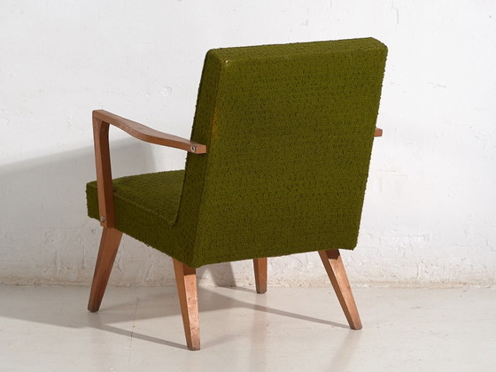 Poltrona vintage verde (c.1950) – Poltrone, Wood (photo 33 of 33)