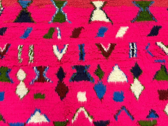 Image 1 of Berber Rug - 264 cm x 159 cm - colored Wool