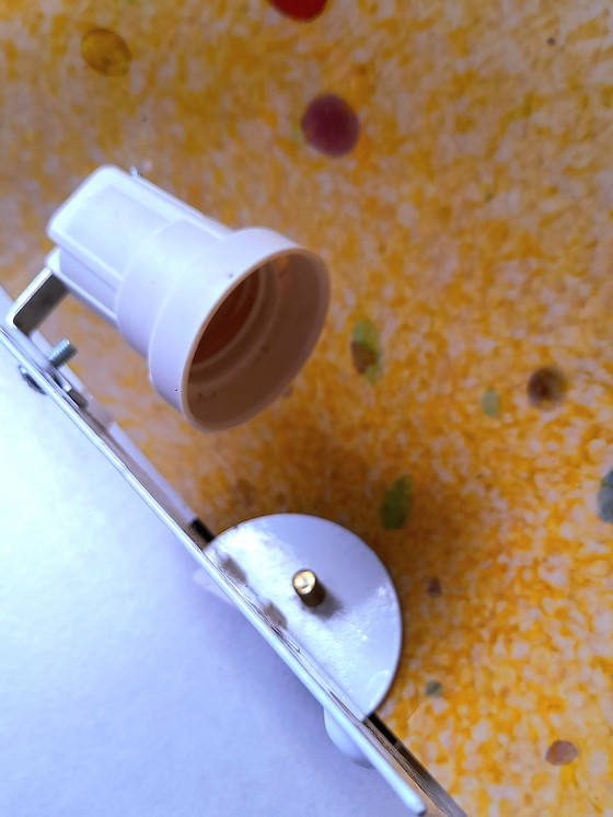 Image 1 of gekleurde glazen wandlamp