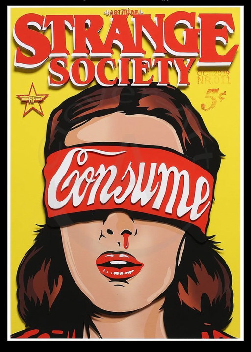 R.F.ART - Consume, 2021 - 3D construction - unsigned