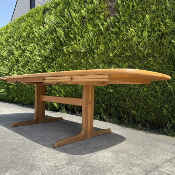 Image 1 of Mesa de comedor escandinava de roble - extensible