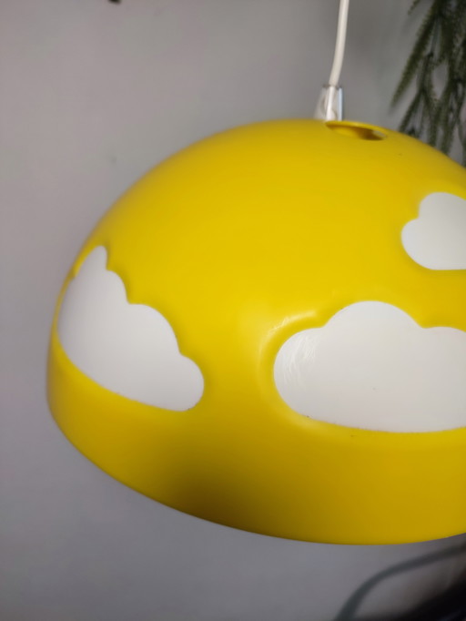 Ikea Skojig yellow cloud lamp ceiling lamp pendant lamp