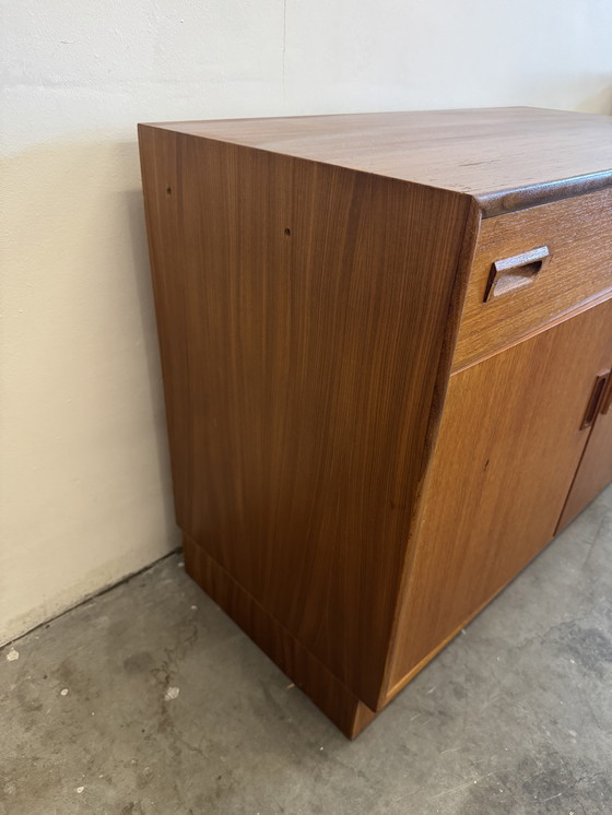 Image 1 of Vintage Sideboard With Drawer And Shelves