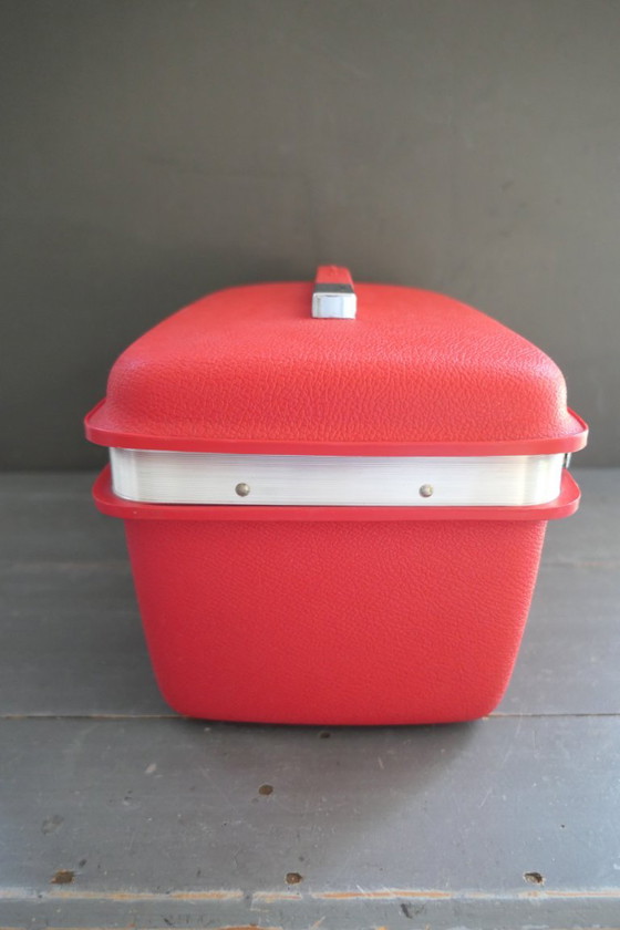 Vintage Samsonite Beauty Case Hardcover Red – Travel bags, Metal, Plastic (photo 4 of 10)