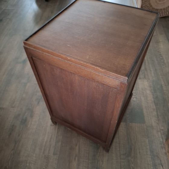 Image 1 of Amsterdam School filing cabinet with drawer