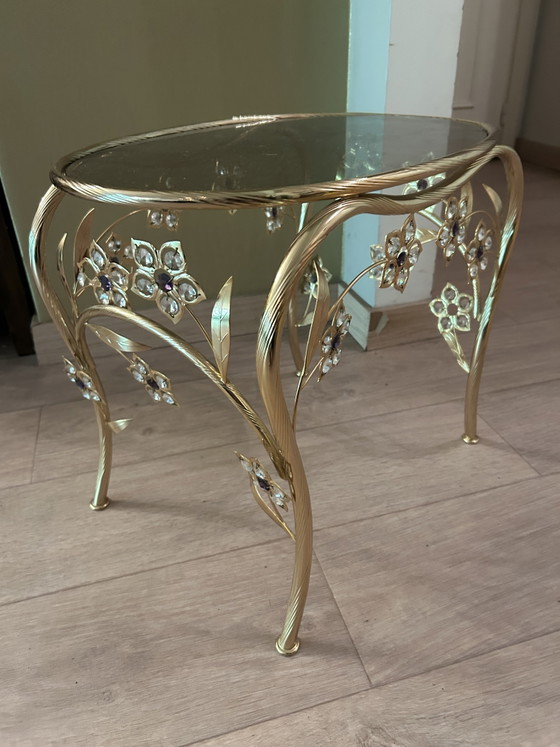 Vintage bijzettafeltje – Brass (photo 3 of 14)