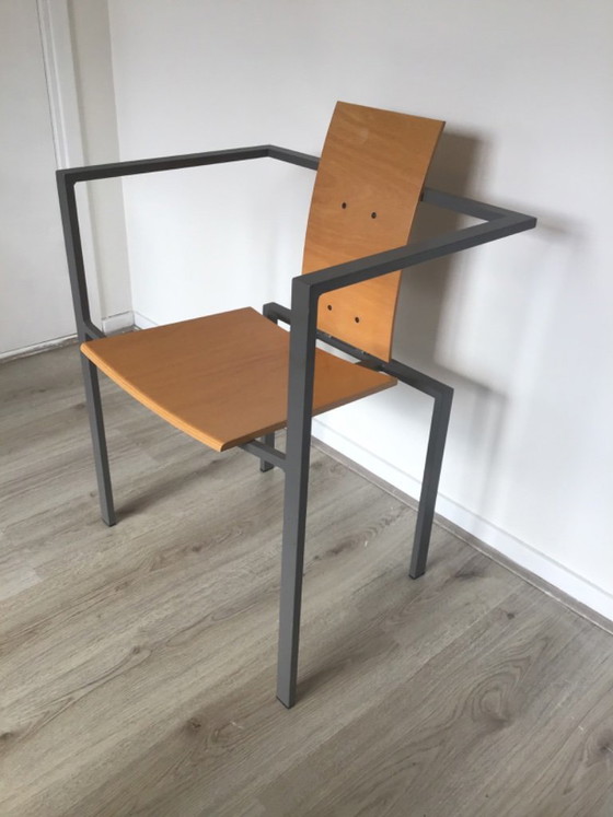 Chaise design Trix – foster, Chaises de salle à manger, Metal, Wood (photo 8 of 9)