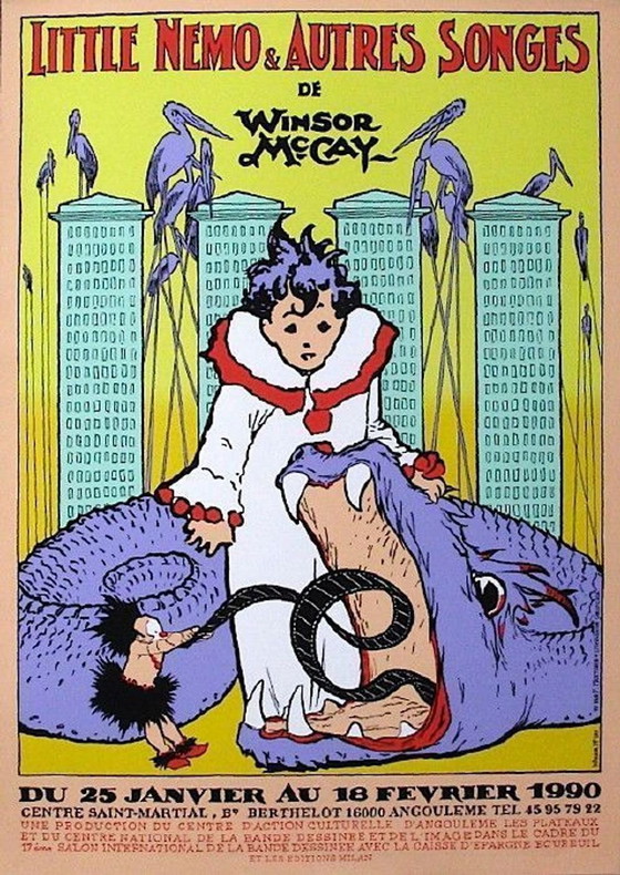 Image 1 of Serigrafia di Winsor McCay, Little Nemo & Autres Songes, 1990.